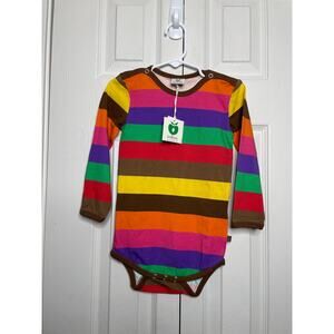 NEW Smafolk Striped One Piece Long Sleeve 18-24mo